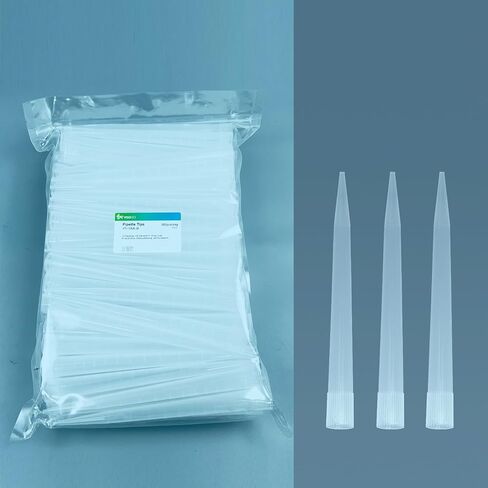 200uL Pipette Tips 1000 PCS per Bag Yellow Laboratory Universal Plastic Liquid Pipette Pipettor Tips in Saudi Arabia