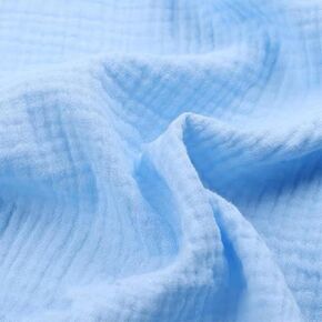 Lasilk Double Gauze Cotton Factor By The Yard - 100 ٪ من القطن القطني للمالين لمادة DIY مواد حرفة وخياطة مثل اللباس ، والمنشفة ، ومجموعات الفراش ، والجبن ، ونسيج عداء بوهو (الأزهار الصفراء ، 1 ساحة) in Saudi Arabia