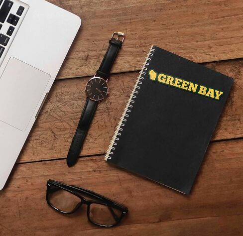 Green Bay Wisconsin Cheese Sticker for Hydroflask - Midwest Cheesehead Sticker for Laptop - Funny WI Waterproof Vinyl Decal in Saudi Arabia