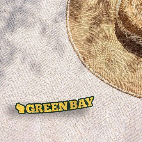 Green Bay Wisconsin Cheese Sticker for Hydroflask - Midwest Cheesehead Sticker for Laptop - Funny WI Waterproof Vinyl Decal in Saudi Arabia