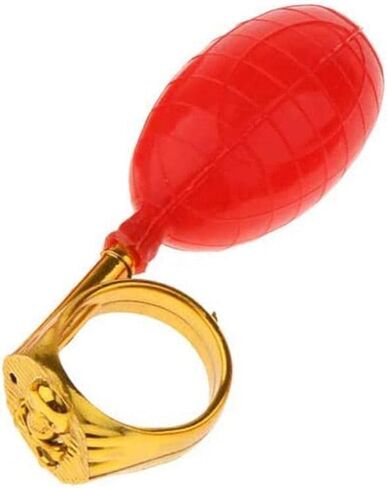 3Pcs Red Water Squirt Ring Toys - Reusable Prank Spray Set for April Fools/Gag Gifts, Outdoor Summer Fun, Practical Joke Props, Pool Party Favors in Saudi Arabia