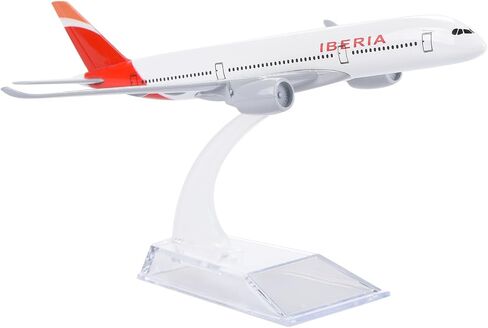 1:400 Alloy A330 Iberia Airlines Plane Model Aircraft Model Simulation Aviation Science Exhibition Model Accessories in Saudi Arabia