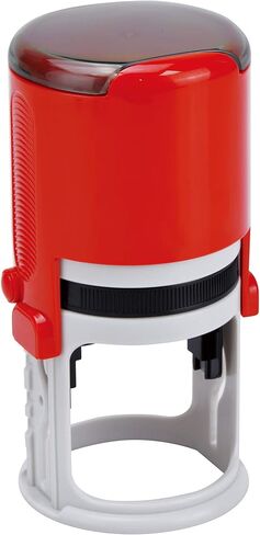 Round Notary Stamp for State of Tennessee | Self Inking Unit - Shiny Printer R-542 with Unique Body (Red) in Saudi Arabia