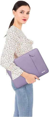 MOSISO Compatible with MacBook Air 13 inch Case 2024 2023 2022 M3 A3113 M2 A2681 Touch ID, Plastic Hard Shell&Keyboard Cover&Screen Film&Type C Adapter&Polyester Vertical Bag, Imperial Purple&Purple in Saudi Arabia