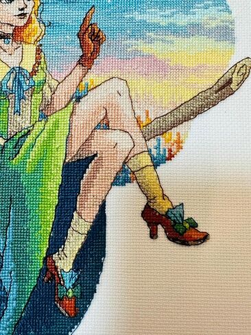 Riolis - الدروس السحرية 2015 ، Cross Stitch Kits 9½ "x 11¾" ، مجموعات غرزة متقاطعة للمبتدئين والمقاطع المتقدمة والكبار ، مجموعة غرزات التطريز in Saudi Arabia