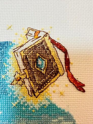 Riolis - الدروس السحرية 2015 ، Cross Stitch Kits 9½ "x 11¾" ، مجموعات غرزة متقاطعة للمبتدئين والمقاطع المتقدمة والكبار ، مجموعة غرزات التطريز in Saudi Arabia
