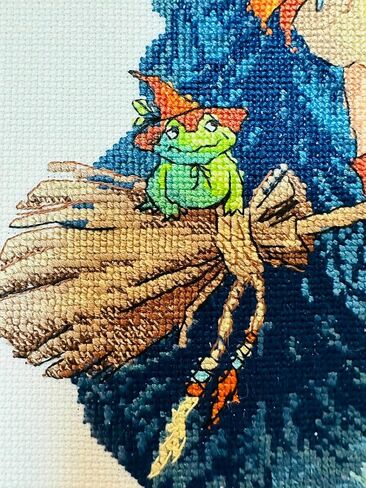 Riolis - الدروس السحرية 2015 ، Cross Stitch Kits 9½ "x 11¾" ، مجموعات غرزة متقاطعة للمبتدئين والمقاطع المتقدمة والكبار ، مجموعة غرزات التطريز in Saudi Arabia