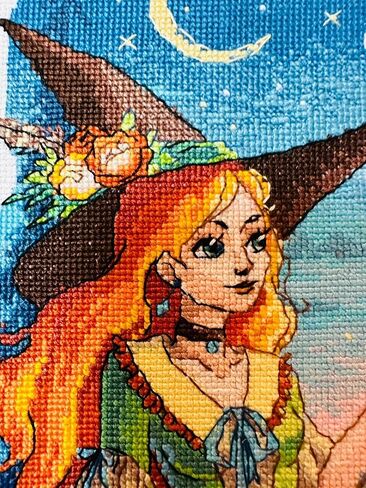 Riolis - الدروس السحرية 2015 ، Cross Stitch Kits 9½ "x 11¾" ، مجموعات غرزة متقاطعة للمبتدئين والمقاطع المتقدمة والكبار ، مجموعة غرزات التطريز in Saudi Arabia