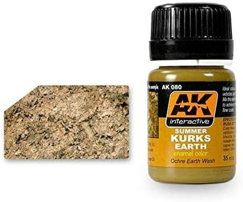 AK-Interactive Summer Kursk Earth Effects - 35 ML / 1.18 Fl.Oz Jar - Model Building Paints and Tools # 080 in Saudi Arabia