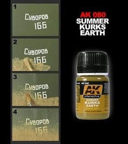AK-Interactive Summer Kursk Earth Effects - 35 ML / 1.18 Fl.Oz Jar - Model Building Paints and Tools # 080 in Saudi Arabia