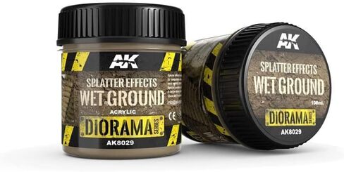 AK Interactive Diorama AK8029 Wet Ground Splatter Effect Acrylic Paint 100ml in Saudi Arabia
