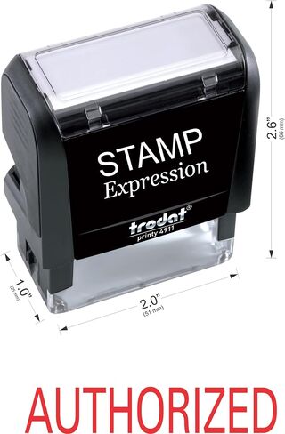 Stampexpression - مكتب مطاطي معتمد من المكتب - الحبر الأحمر (A -5184) in Saudi Arabia