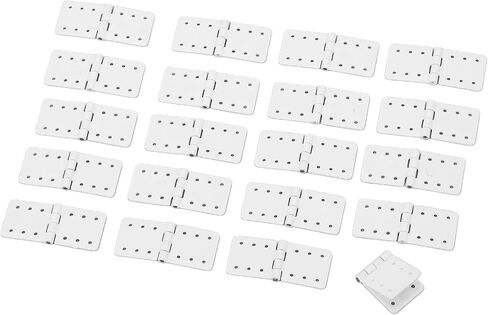 RC Aircraft Hinges, 40PCS Plastic Hinges, Model Airplane Wing Parts, Durable and Lightweight for RC Plane DIY Repairs and Upgrade Projects in Saudi Arabia