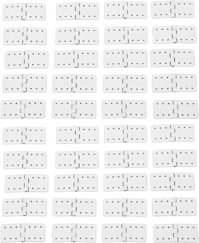 RC Aircraft Hinges, 40PCS Plastic Hinges, Model Airplane Wing Parts, Durable and Lightweight for RC Plane DIY Repairs and Upgrade Projects in Saudi Arabia
