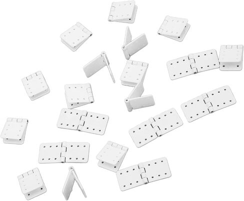 RC Aircraft Hinges, 40PCS Plastic Hinges, Model Airplane Wing Parts, Durable and Lightweight for RC Plane DIY Repairs and Upgrade Projects in Saudi Arabia
