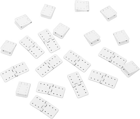 RC Aircraft Hinges, 40PCS Plastic Hinges, Model Airplane Wing Parts, Durable and Lightweight for RC Plane DIY Repairs and Upgrade Projects in Saudi Arabia