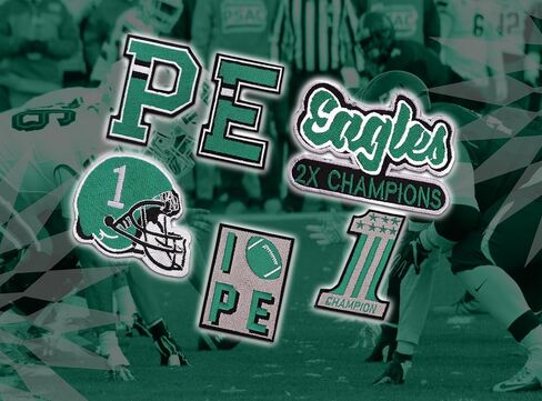 Rugby American Football Champions Embroidered Iron-On Patch Set of 6 Patches for Jackets, Hats, Backpacks, Apparel & Shirts in Saudi Arabia