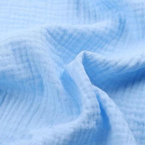 LaSilk Double Gauze Cotton Fabric by the Yard - 100% Cotton Muslin Fabric for DIY Craft & Sewing Material like Dress, Towel, Bedding sets, Cheesecloth, Boho Table Runner Fabric (Yellow Floral, 1 yard) in Saudi Arabia