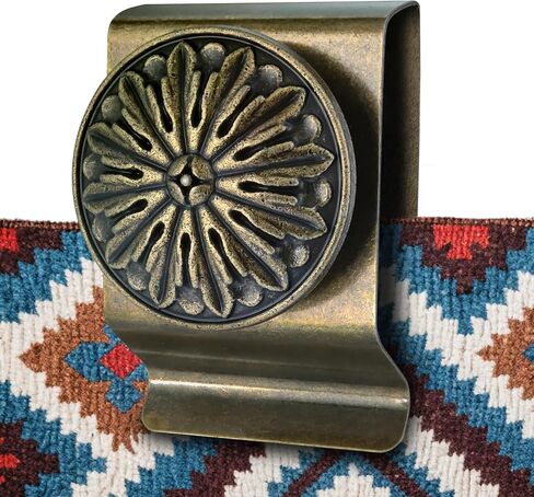 Tapestry Wall Hanging Clamps 4PCS 1.6x2.5" Quilt Hangers Metal Wall Clips for Blanket Rug and Carpet Display (SILVER) in Saudi Arabia