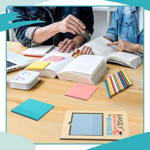 12 حزمة كتاب هدايا نادي الكتب عشاق الملاحظة لزجة الملاحظات اللاصقة للنساء الملحقات الكتب للقراء الهدايا المكتبة السائبة العودة إلى المدرسة in Saudi Arabia