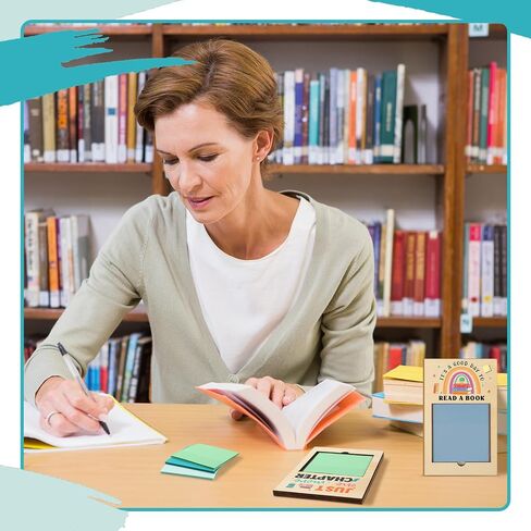 12 حزمة كتاب هدايا نادي الكتب عشاق الملاحظة لزجة الملاحظات اللاصقة للنساء الملحقات الكتب للقراء الهدايا المكتبة السائبة العودة إلى المدرسة in Saudi Arabia