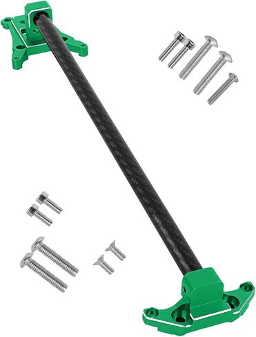 RC Carbon Fiber & Aluminium #6730 chassis brace kit properves part for 1/10 slash 4x4 lgg (VXL) ، Rustler 4WD (VXL) Heavy Duty Chassis Brace Hops Up.Navy Blue in Saudi Arabia