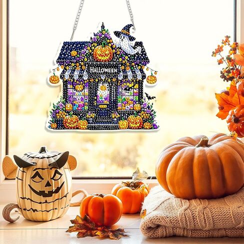 emieaufg diamond Art Att Kit للبالغين ، يوم عيد الشكر تركيا معلقة زخرفة ، 5D على شكل حجر الراين والأكريليك المزدوج ، معلقات Art Diamond DIY لنظام التشغيل Windows Home Garden in Kuwait