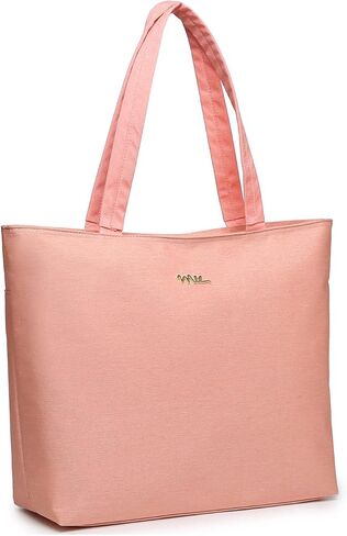 مقاومة الماء من نايلون محمول حقيبة كمبيوتر السفر حمل كيس الكتف (14-15.6 بوصة ، الخوخ الوردي) in Kuwait