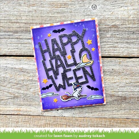 Lawn Fawn LF3870 Giant Happy Halloween: صورة قائمة بذاتها in Saudi Arabia