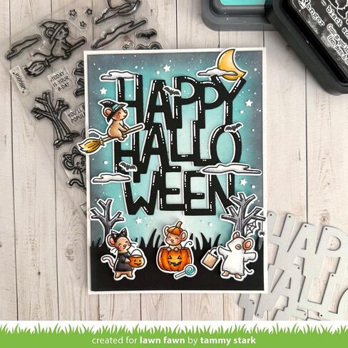 Lawn Fawn LF3870 Giant Happy Halloween: صورة قائمة بذاتها in Saudi Arabia