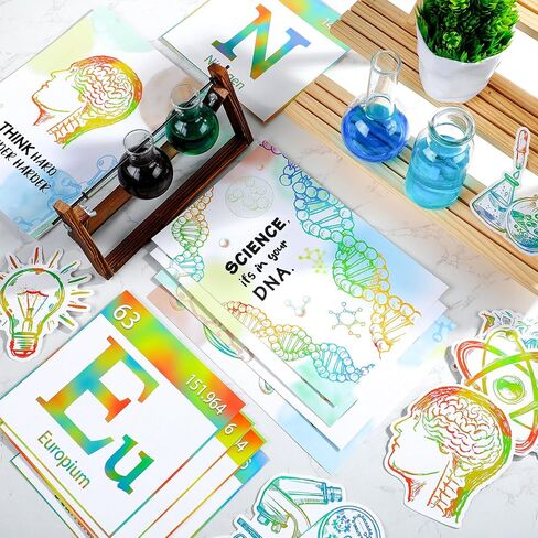 33 Pcs Biology Chemistry Science Posters for Classroom Decor Posters Biology Themes Life Science Canvas Poster 7.9x11.8 for High School Classroom Hallways Bulletin Boards Study Room in Saudi Arabia