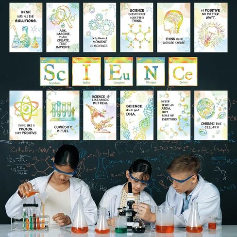 33 Pcs Biology Chemistry Science Posters for Classroom Decor Posters Biology Themes Life Science Canvas Poster 7.9x11.8 for High School Classroom Hallways Bulletin Boards Study Room in Saudi Arabia