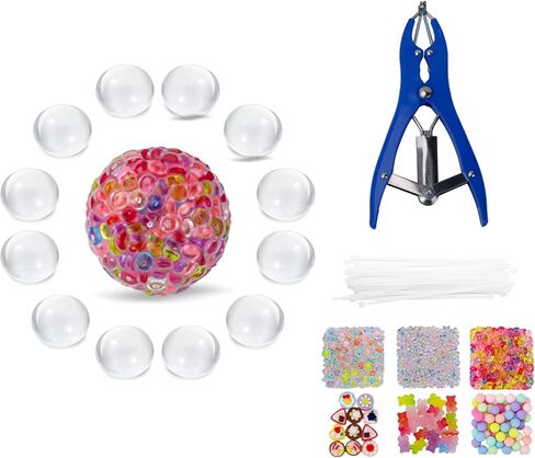 12 PCS robs ball make kit ، diy regb ball kit kit kit kit kit kit kit kit ، diy squishy jot stets - candy wink in Kuwait