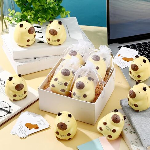 10 مجموعة كرات الإجهاد Capybara Squeeze ألعاب مضحكة كابيبارا الإغاثة كرات الضغط الملهمة الموظف الهدايا هدايا لمكتب حفلة عيد الميلاد عيد الميلاد in Kuwait