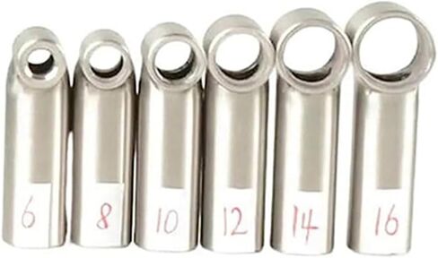 6 Replacement Holes for Dreadlock Machine, Multiple Sizes 6/8/10/12/14/16mm, Suitable for Different Thicknesses of Dreadlocks in Saudi Arabia
