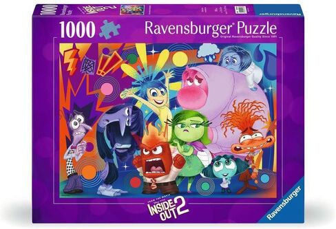 Ravensburger Disney Inside Out 2 - New Emotions at Headquarters | 1000 Piece Jigsaw Puzzle | Explore Vibrant Imagery | Perfect for Disney Fans| Amazon Exclusive in Saudi Arabia