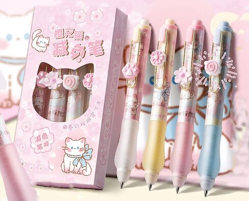 Rollerball Press Pens,Mystical Zodiac & Tarot Black Ink Click Pens,0.5mm Soft Grip Stress-Relief for Students,School Supplies (4 Enchanting Designs) (Retro-Tarot) in Saudi Arabia