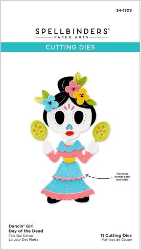 Spellbinders Dancin' Day of The Dead Girl Etched Dies, Metal in Saudi Arabia
