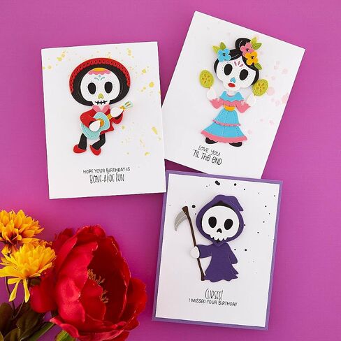 Spellbinders Dancin' Day of The Dead Girl Etched Dies, Metal in Saudi Arabia