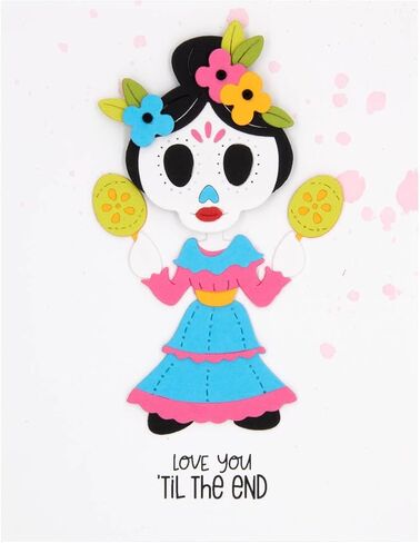 Spellbinders Dancin' Day of The Dead Girl Etched Dies, Metal in Saudi Arabia