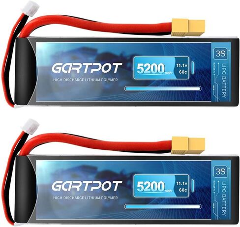 3S Lipo Battery 5200mah 11.1V 60C LiPo RC Battery Soft Case Pack with XT60 Plug for RC Evader BX Car RC Truck Truggy RC Hobby 2PACK in Saudi Arabia