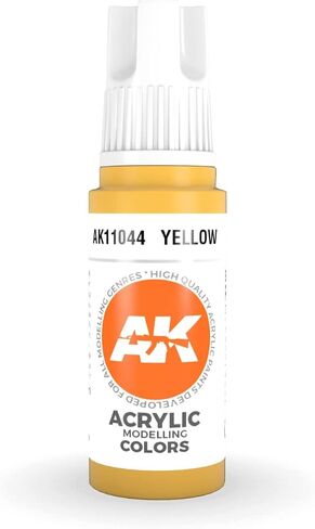AK Interactive 3rd Gen Acrylic Yellow 17ml in Saudi Arabia