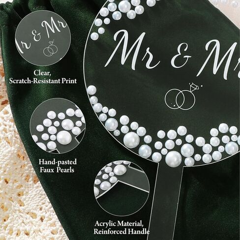 Coucoland Mr and Mrs Cake Topper - Decore Cake Wedding Decor in Kuwait