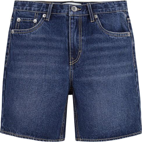 Levi's Girls' Big Denim Midi Shorts, Sachet Pink, 14 in Saudi Arabia