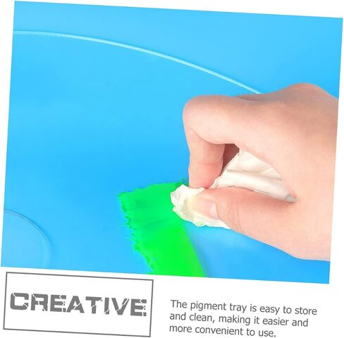 2pcs ثقب ثقب ، صينية الطلاء مجموعة لطلاء زيت DIY ألوان المائية لوحة الصباغ أكريليك حامل الفنون النظيفة السهلة للفنانين والطلاب in Kuwait