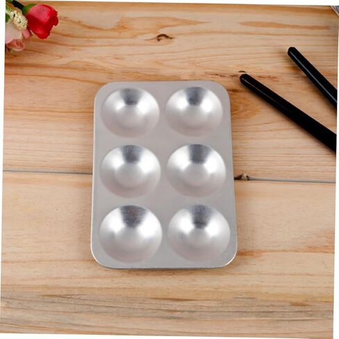 2Pcs Aluminum Color Mixing Trays Multi Pigment Plates for Oil Watercolor Painting Creative Art Tools Convenient Storage for Artists Students in Saudi Arabia