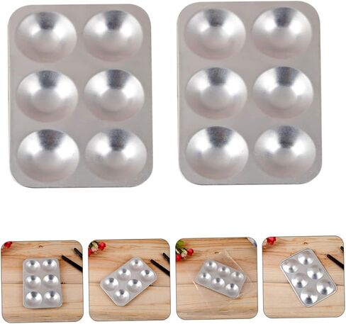 2Pcs Aluminum Color Mixing Trays Multi Pigment Plates for Oil Watercolor Painting Creative Art Tools Convenient Storage for Artists Students in Saudi Arabia