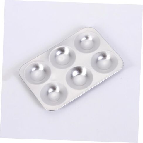 2Pcs Aluminum Color Mixing Trays Multi Pigment Plates for Oil Watercolor Painting Creative Art Tools Convenient Storage for Artists Students in Saudi Arabia