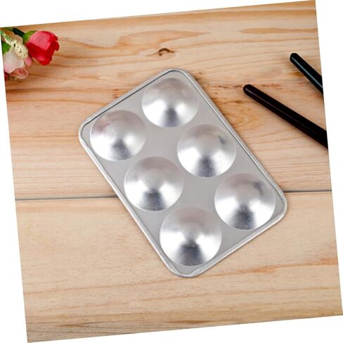 2Pcs Aluminum Color Mixing Trays Multi Pigment Plates for Oil Watercolor Painting Creative Art Tools Convenient Storage for Artists Students in Saudi Arabia