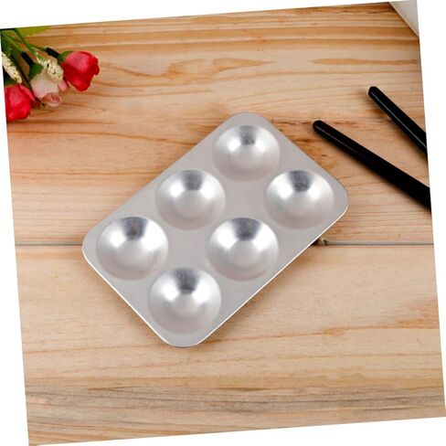 2Pcs Aluminum Color Mixing Trays Multi Pigment Plates for Oil Watercolor Painting Creative Art Tools Convenient Storage for Artists Students in Saudi Arabia